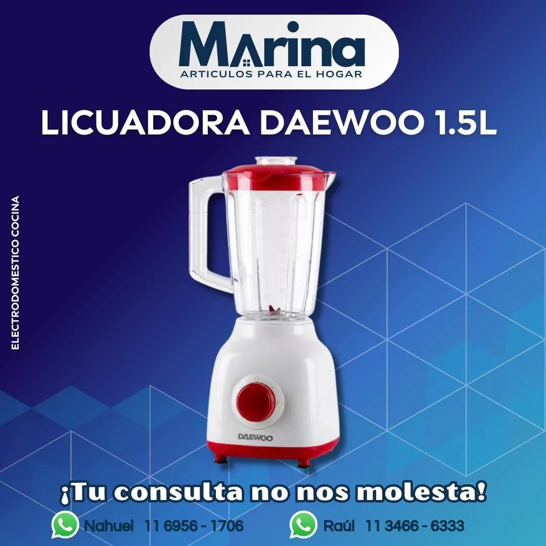 Licuadora Daewoo 1.5 L
